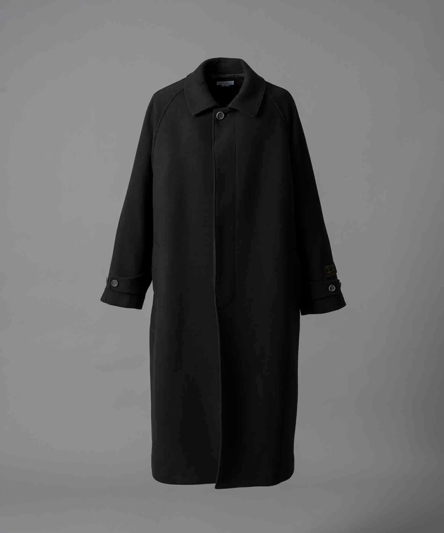 【24AW PRE-ORDER】Super170s Prime-Over Melton Balmachan Coat