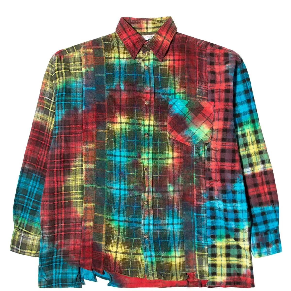 7 CUTS FLANNEL TIE DYE SHIRT FW20 11