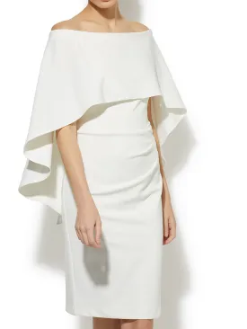 Aerin Ivory Crepe Dress