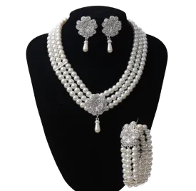 Années 20 Collier Gatsby Perles et Strass