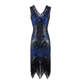 Années 20 Robe de Soir Sequin Rétro Gatsby Le Magnifique