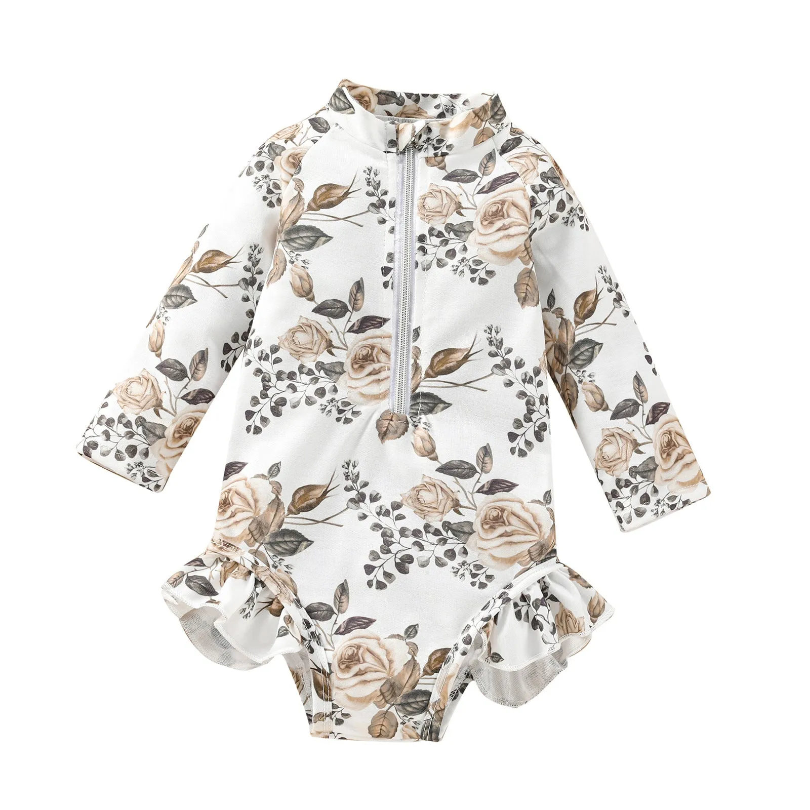 Baby Floral Print Swimwear