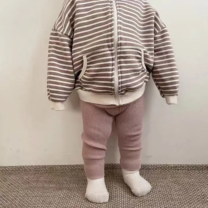 Baby Striped Hooded Coat