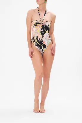 BANDEAU ONE PIECE WITH RING TRIM LADY OF THE MOON