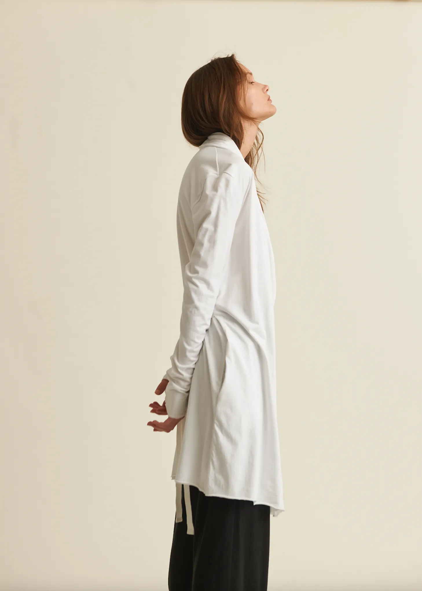 Basic Double Layer Wrap Robe