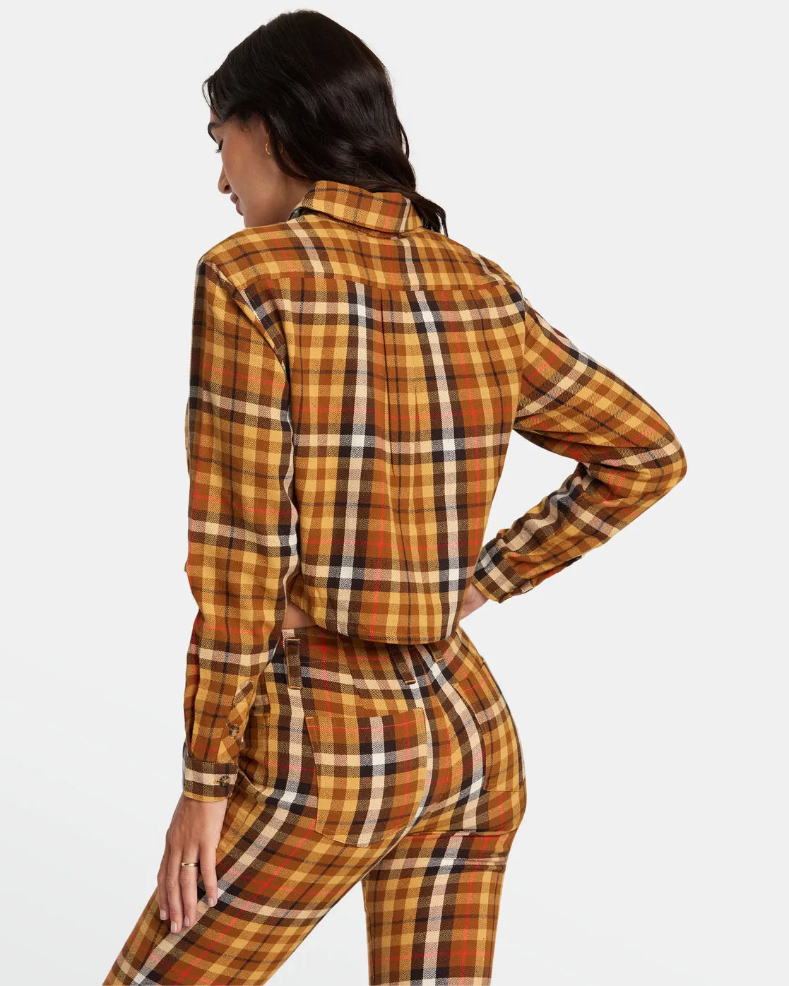 Bayside Flannel Long Sleeve Shirt - Latte