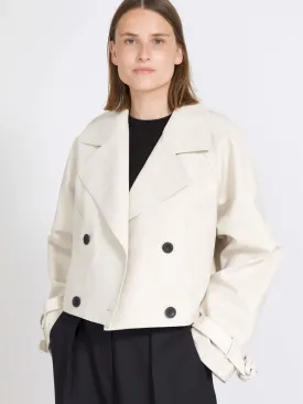 BETTY CANVAS JACKET - CRÈME