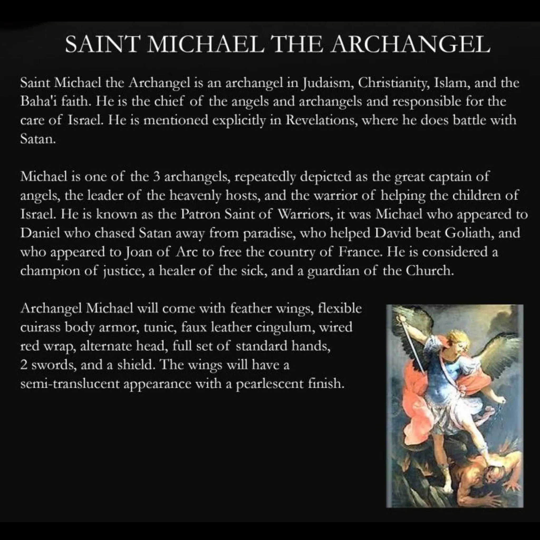 Biblical Adventures Saint Michael the Archangel