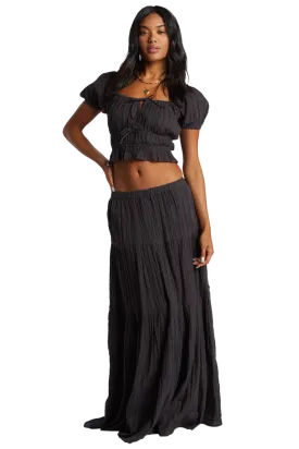 BILLABONG Ditsy Dreams Gauze Maxi Skirt