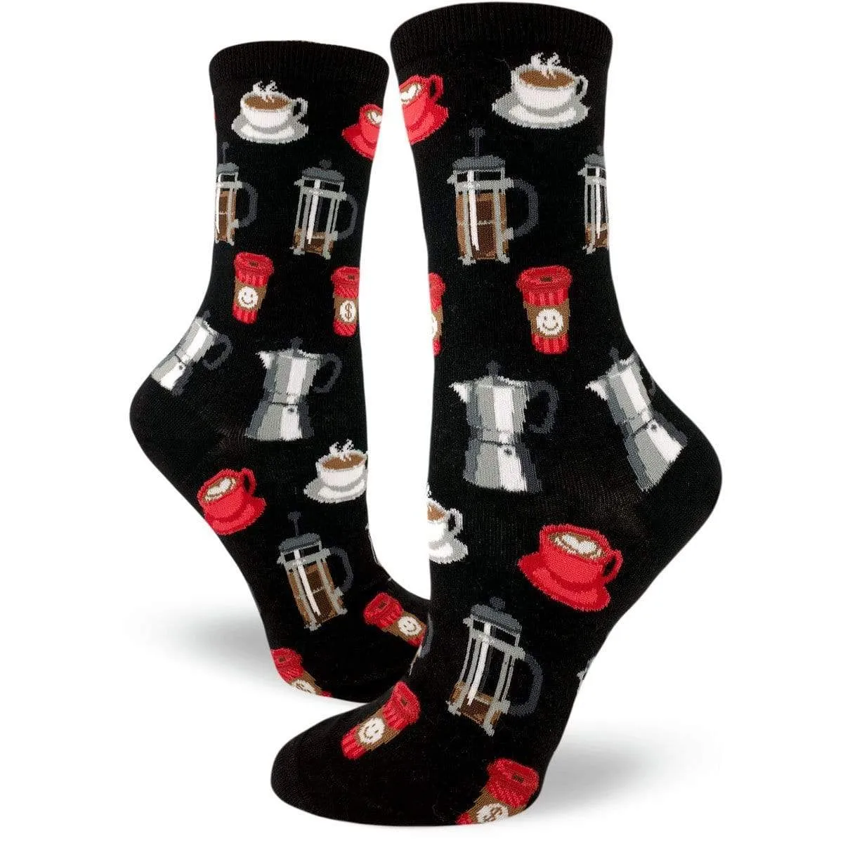 Black Coffee Women's Crew Sock