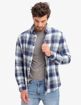 BLACK MALLET HEATHER PLAID SHIRT