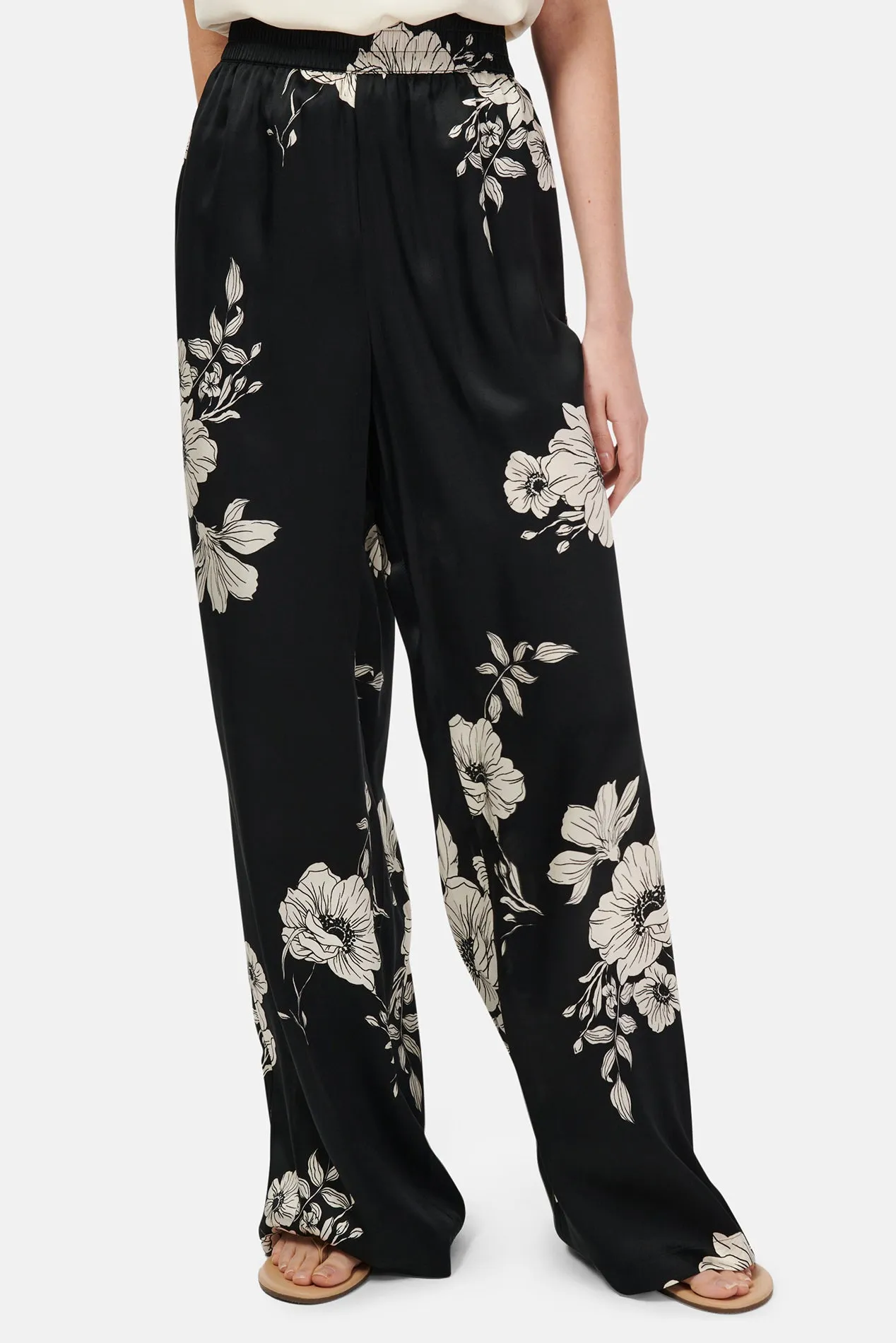 Bleecker Pant Black Botanical