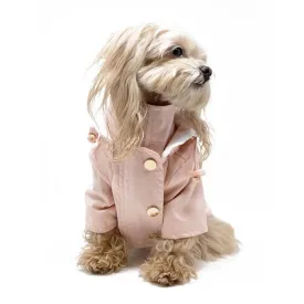 Blush Pink Dog Raincoat