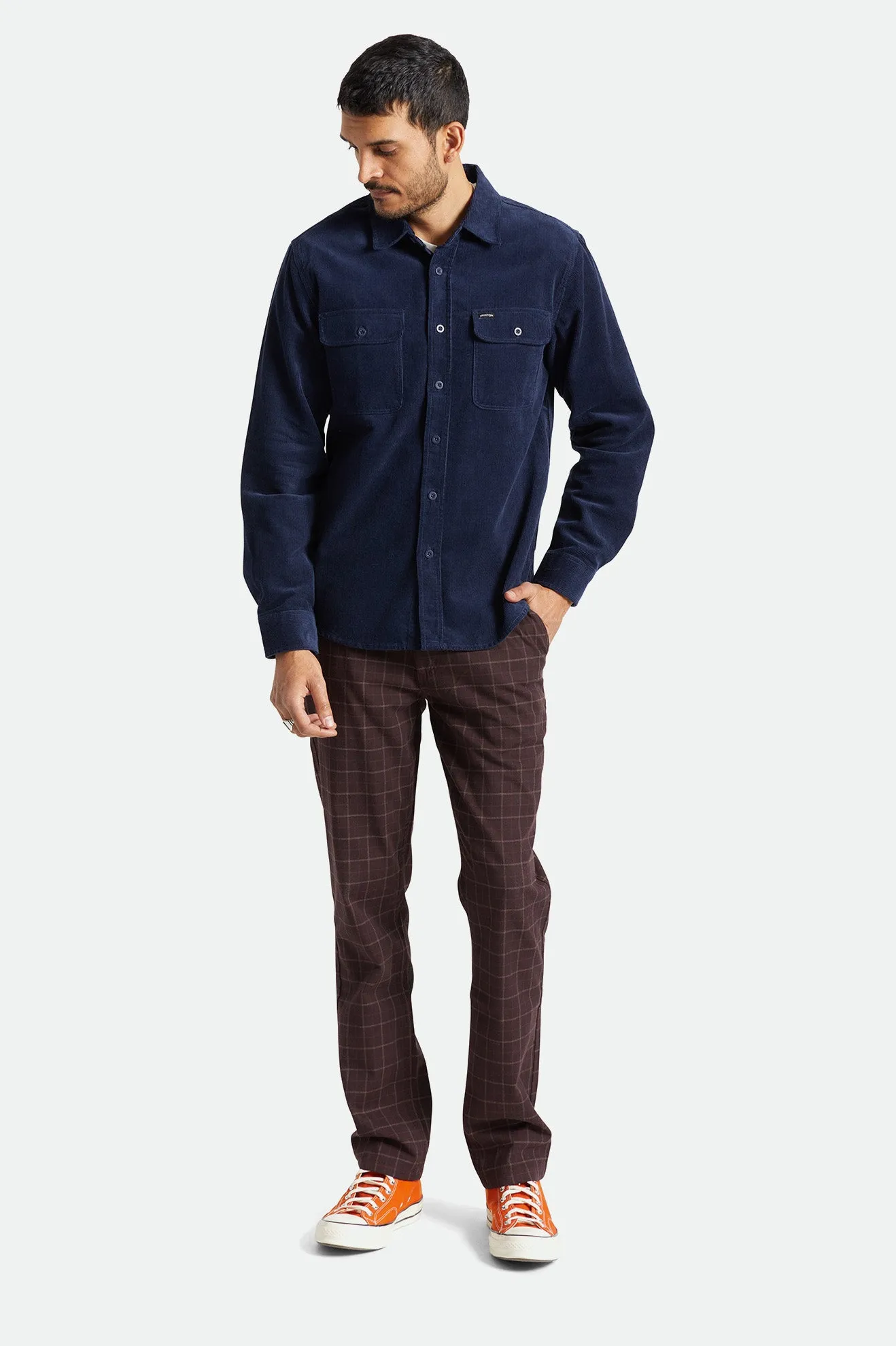 Bowery Corduroy L/S Flannel - Navy