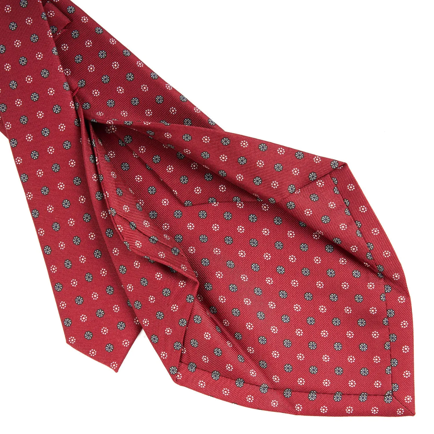 BURGUNDY 5 FOLD SARTORIAL SILK TIE