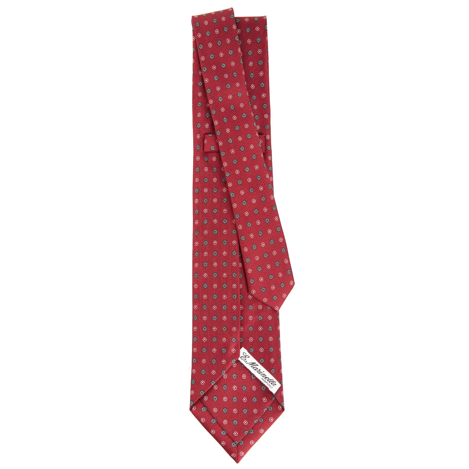 BURGUNDY 5 FOLD SARTORIAL SILK TIE