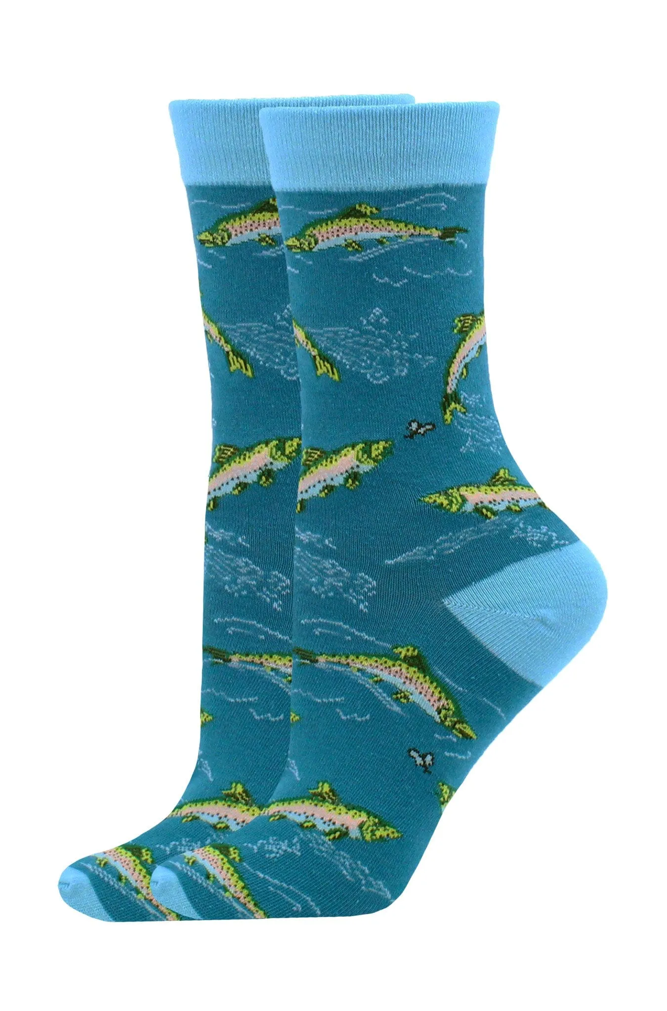 Cabin on the Lake Socks for Perfect Anglers Gift