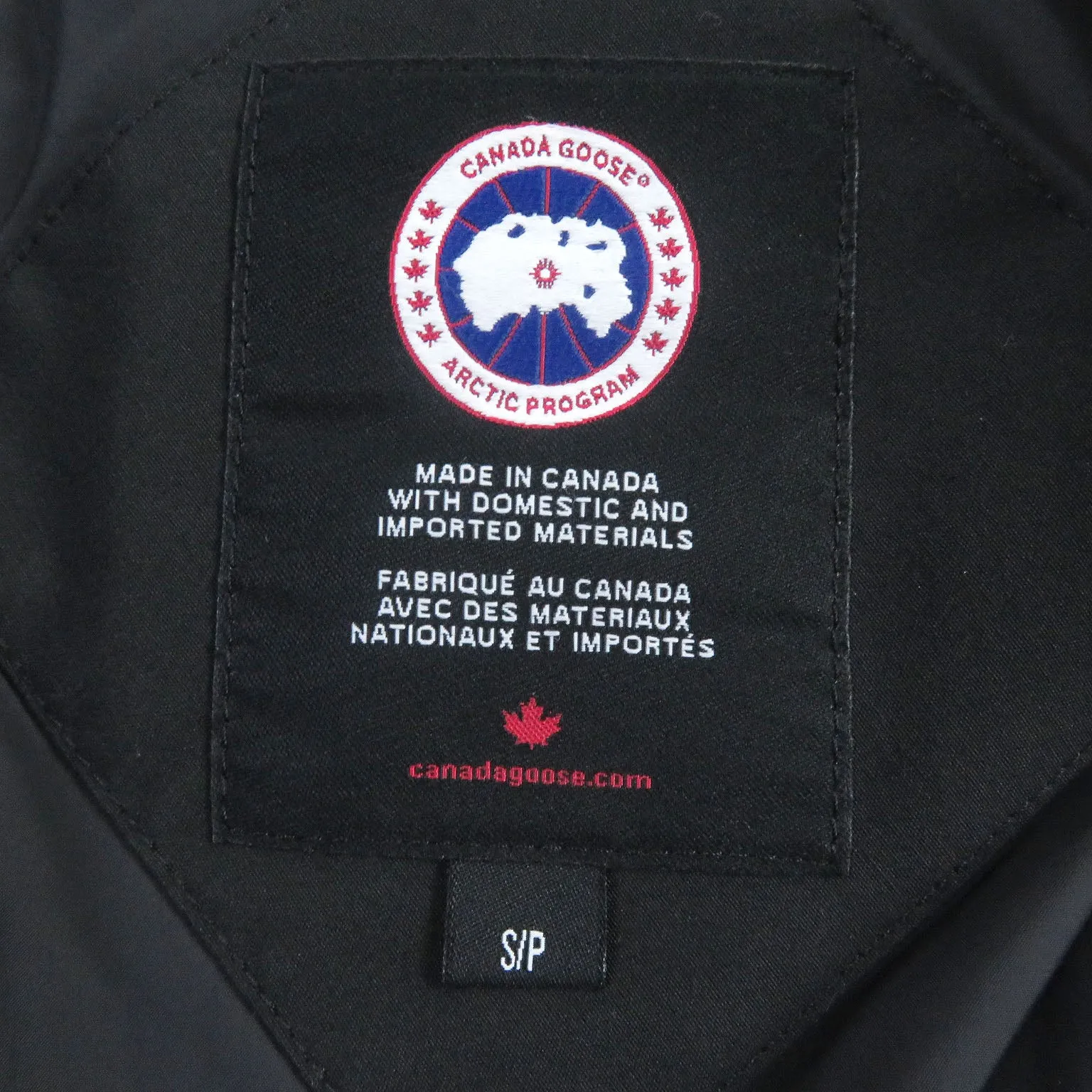 Canada Goose Mackenzie Parka Down Coat Black S