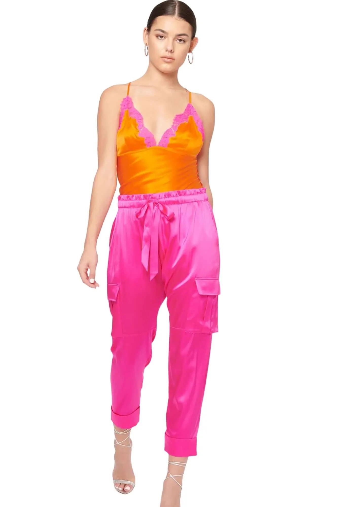 Carmen Pant in Neon Pink