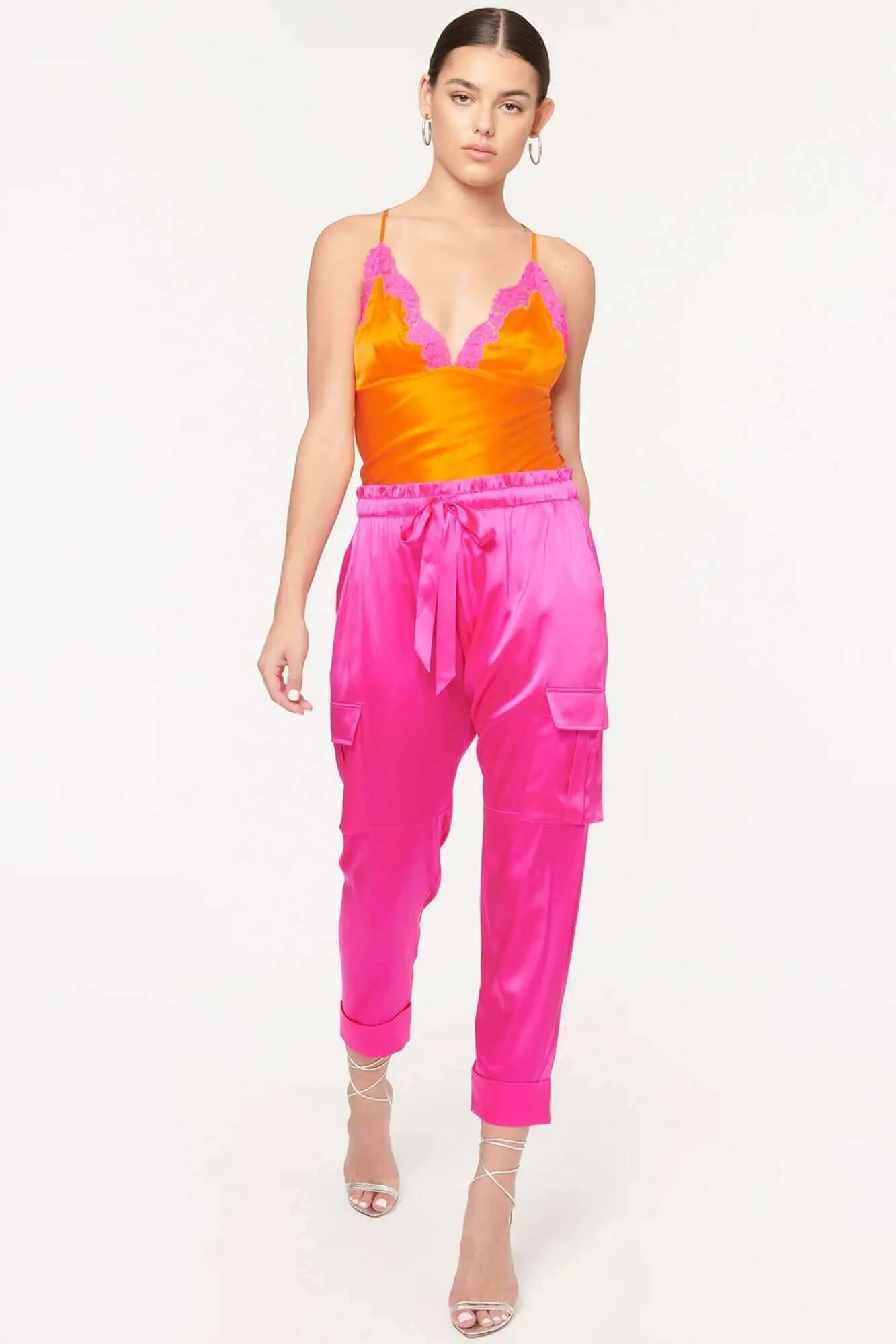 Carmen Pant in Neon Pink