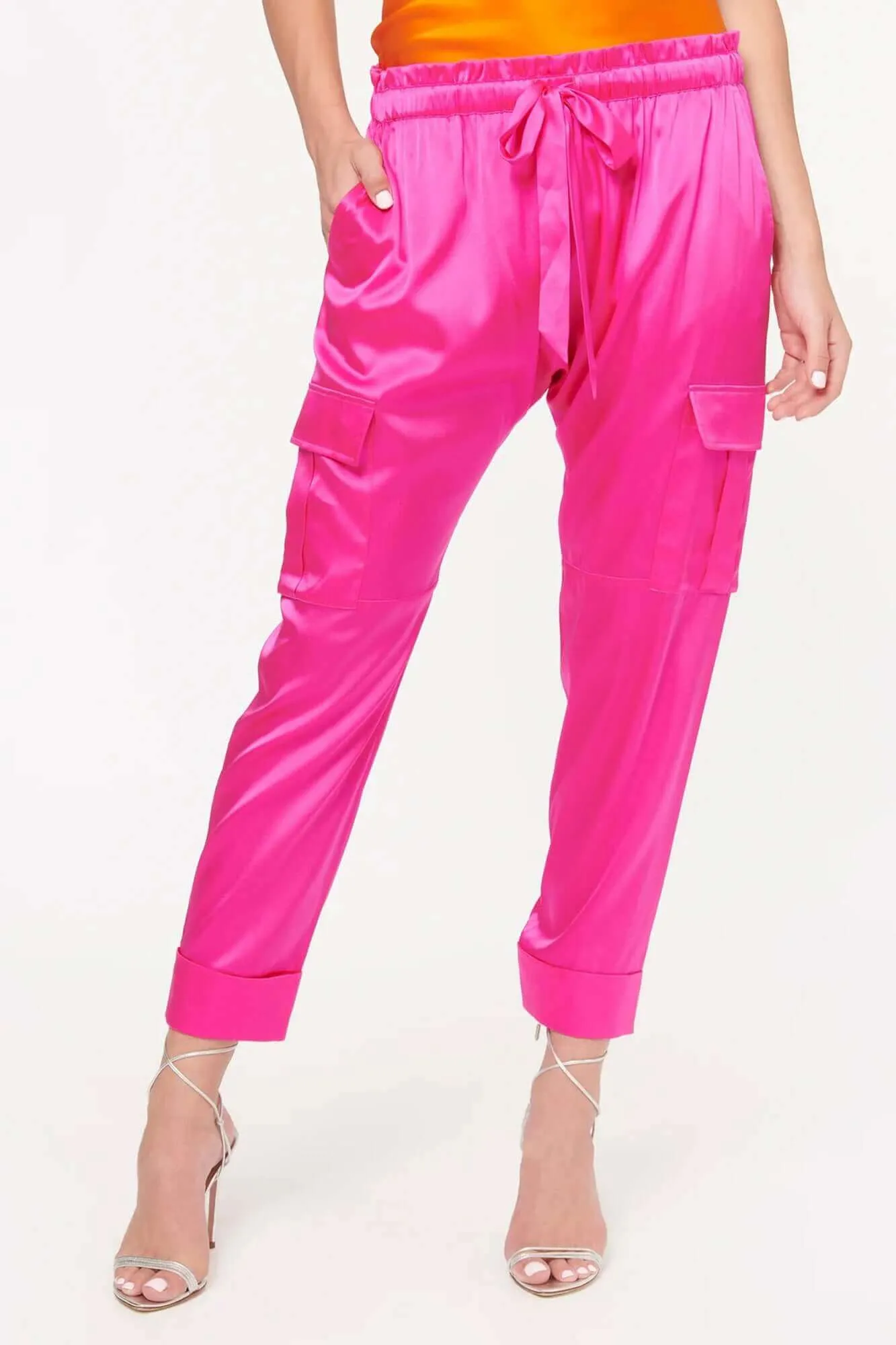 Carmen Pant in Neon Pink