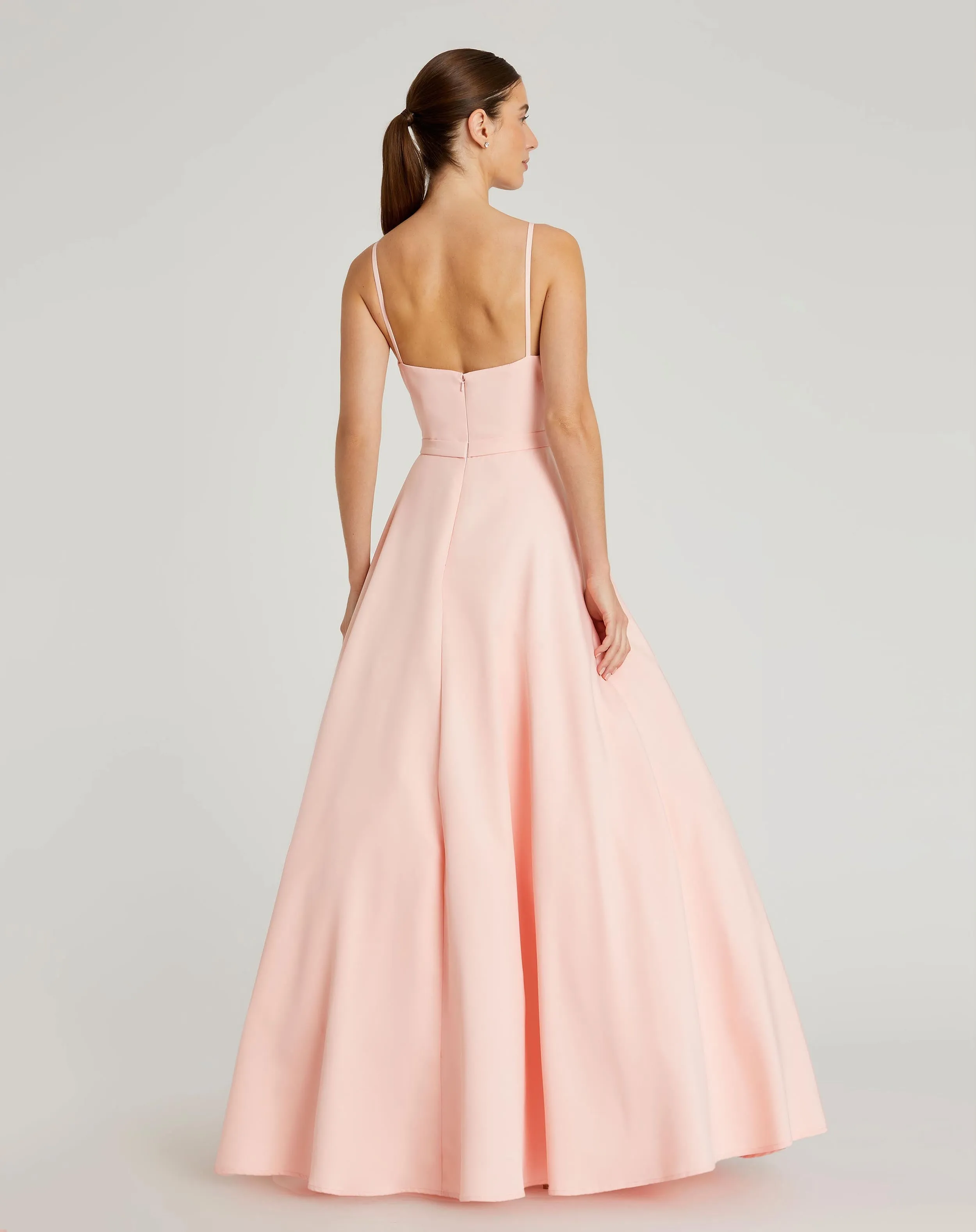 Classic A-Line V-Neck Ballgown