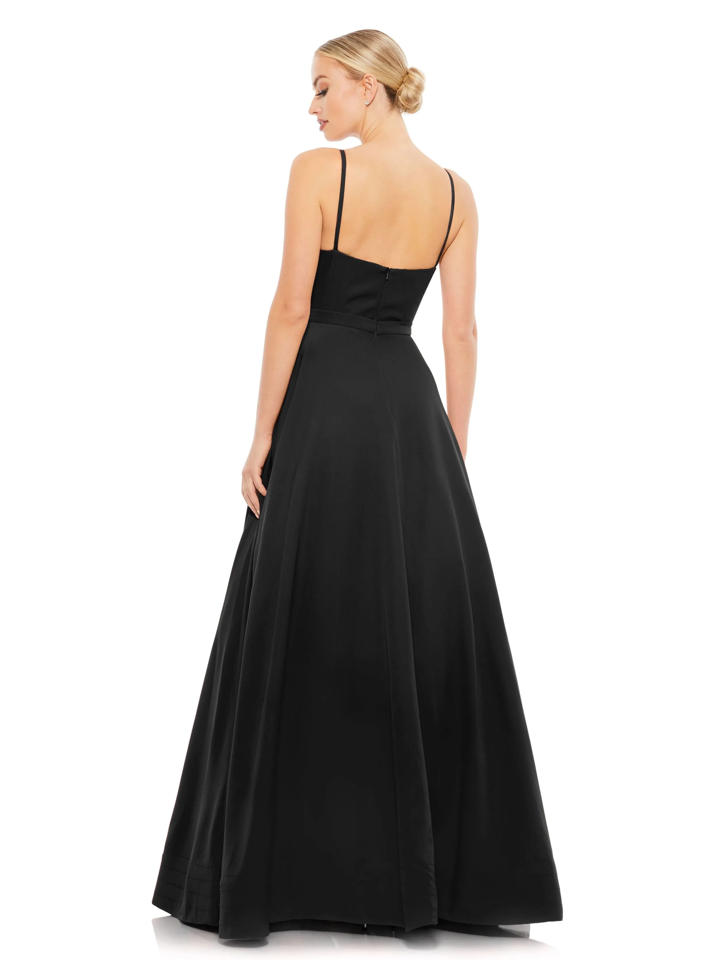 Classic A-Line V-Neck Ballgown