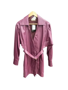 Coat Leather By Clothes Mentor In Red, Size: M