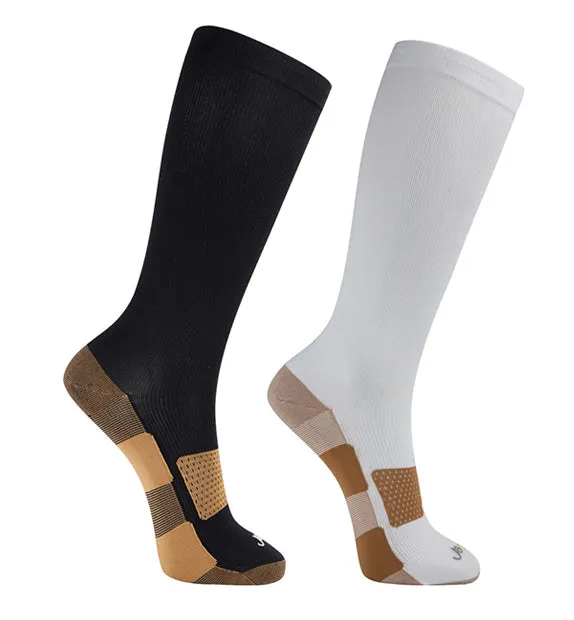 Copper Everyday Compression Socks (15-20mmHg) - 2 Pack