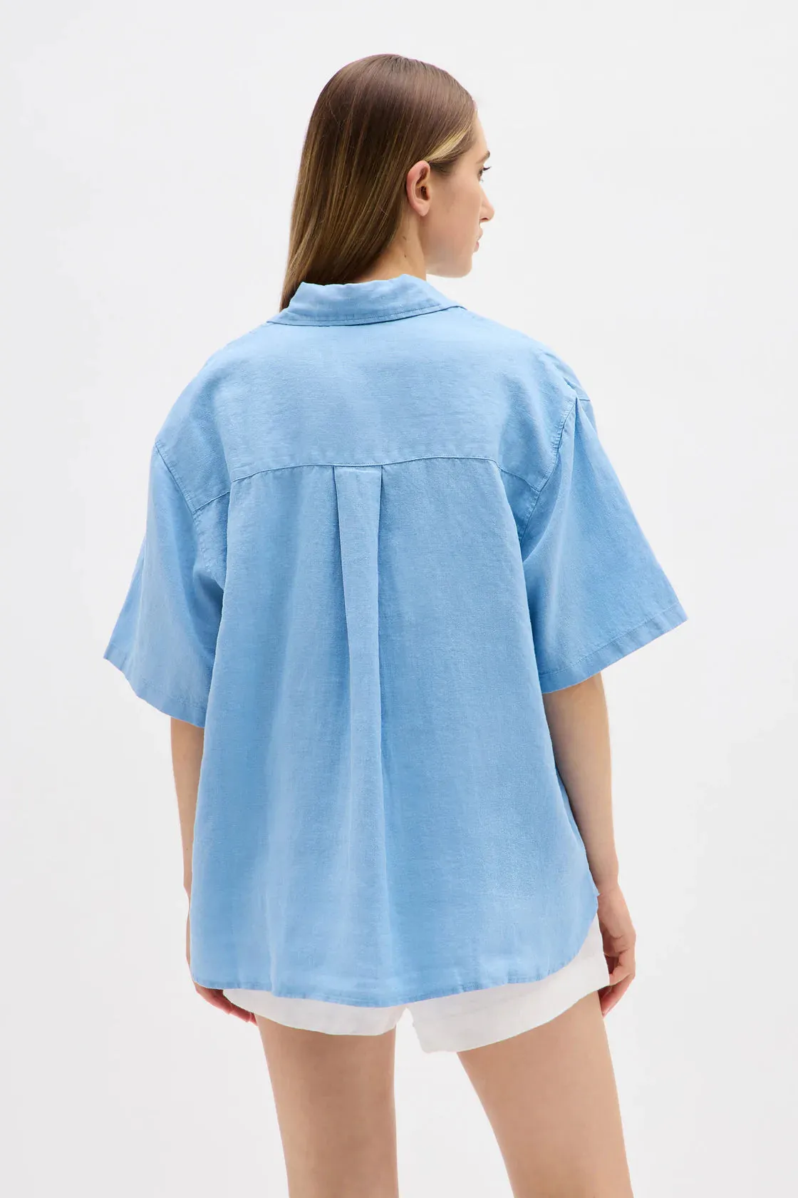 Corine Shirt Cornflower Blue