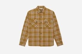 Crosscut Flannel ~ Coyote Slub Check