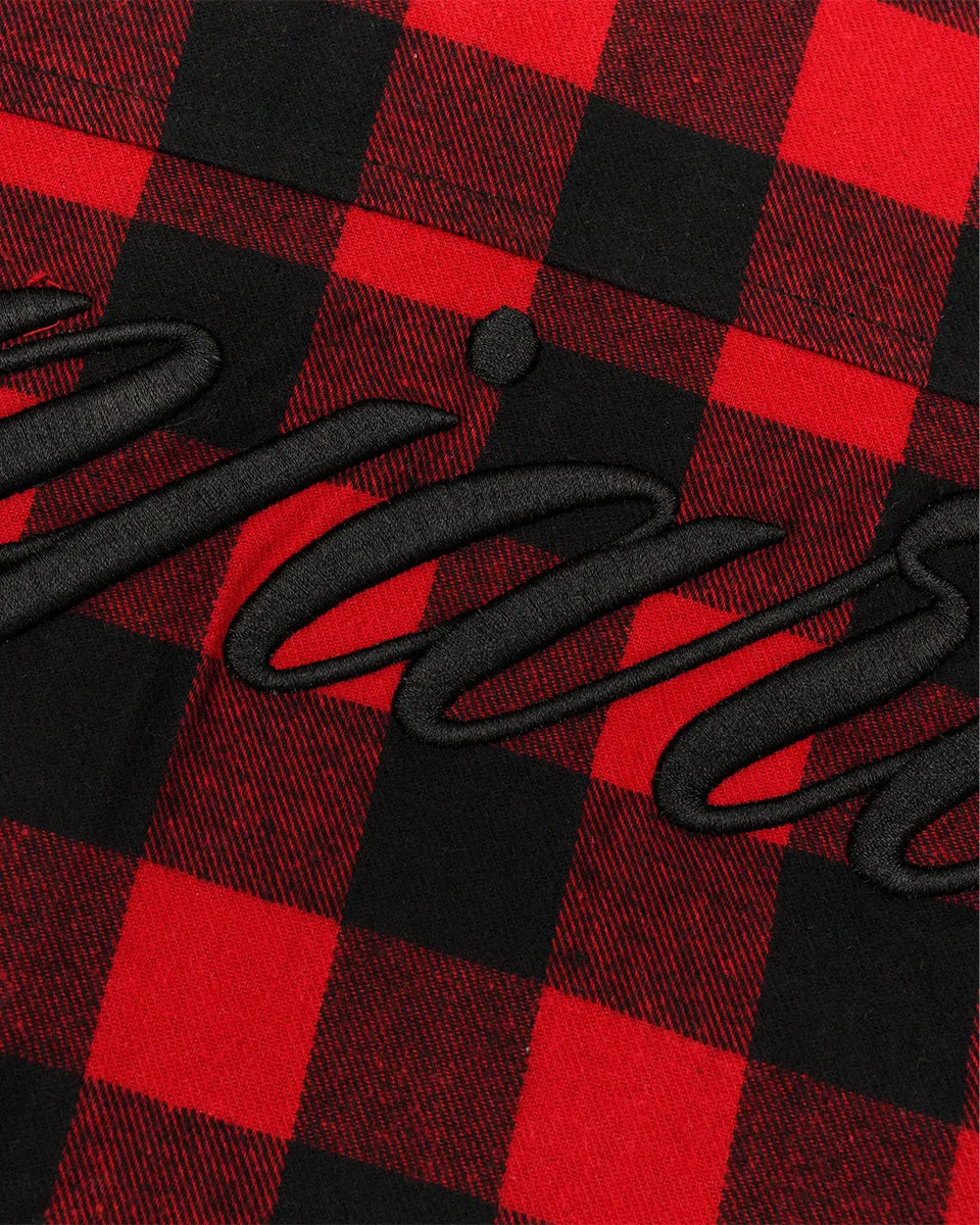 Cursive Shirt - Red/Black