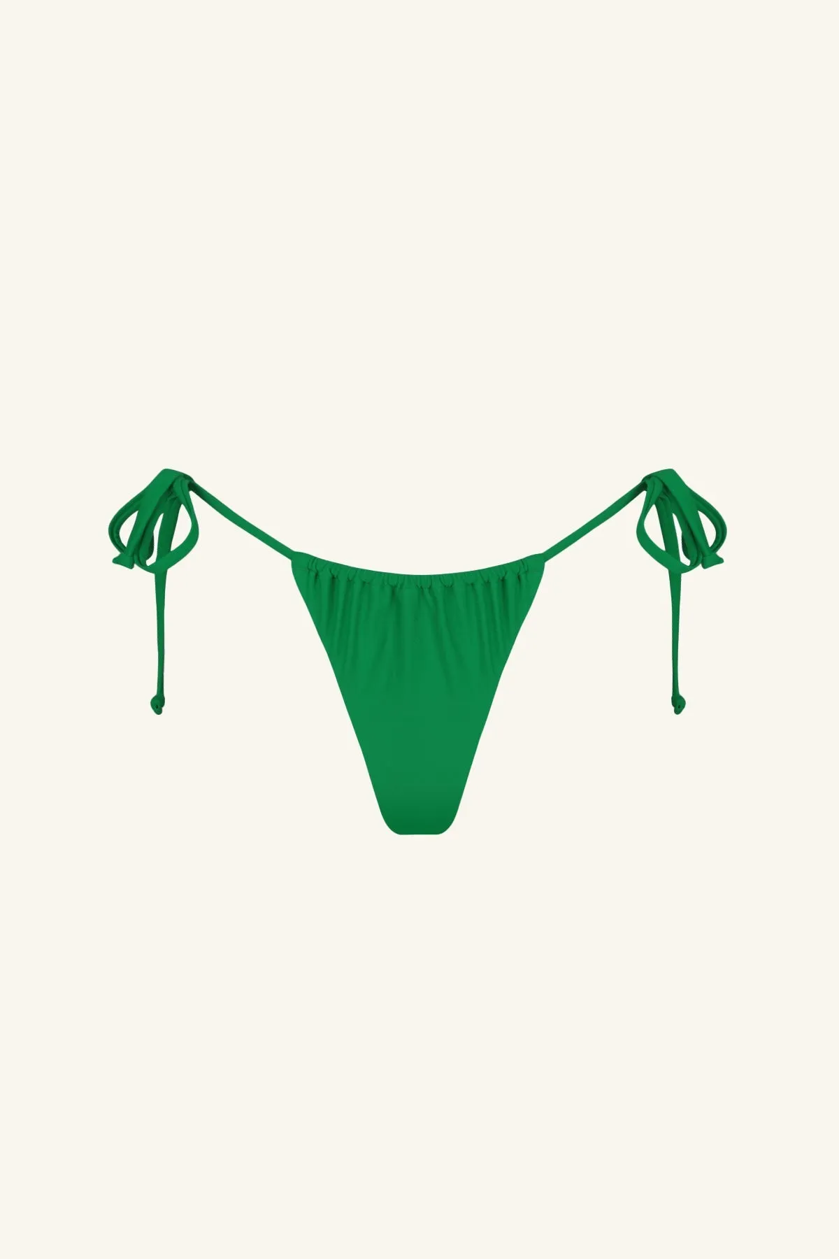 DAIQUIRI TIE STRING BIKINI BOTTOM - TREE GREEN