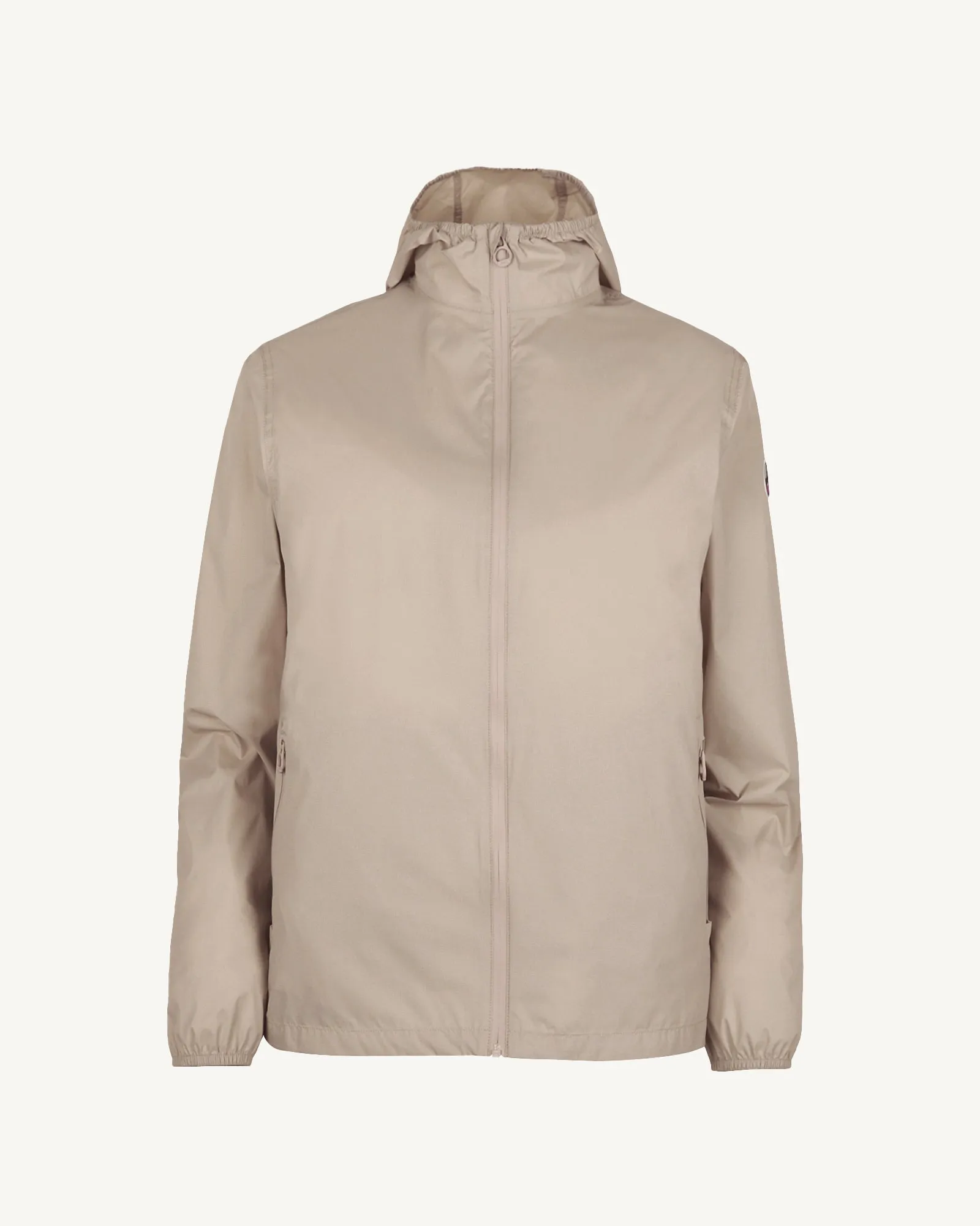 Derry waterproof packable jacket Beige