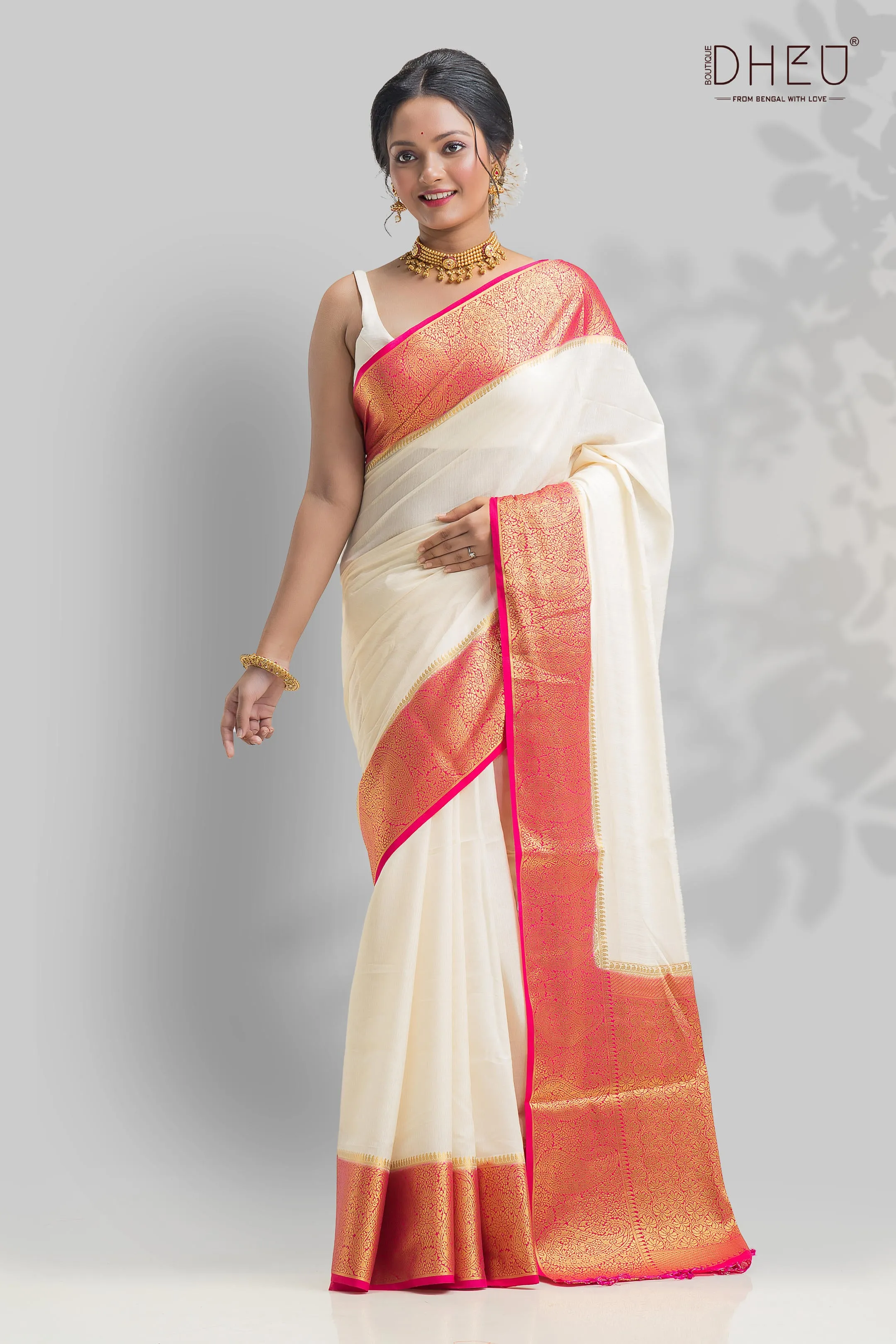 Designer Brocade Silk Saree