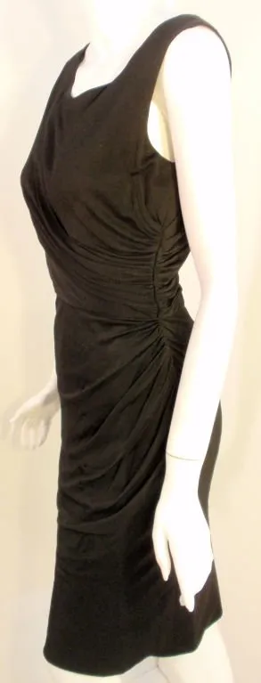 DON LOPER 1940s Black Cocktail Dress