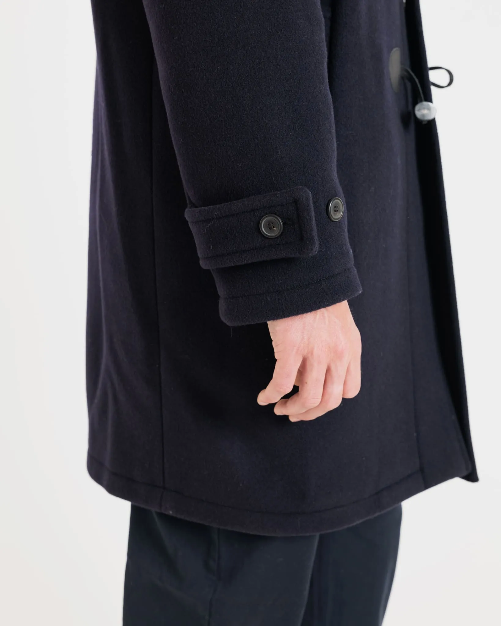 Drake Duffle Coat Navy