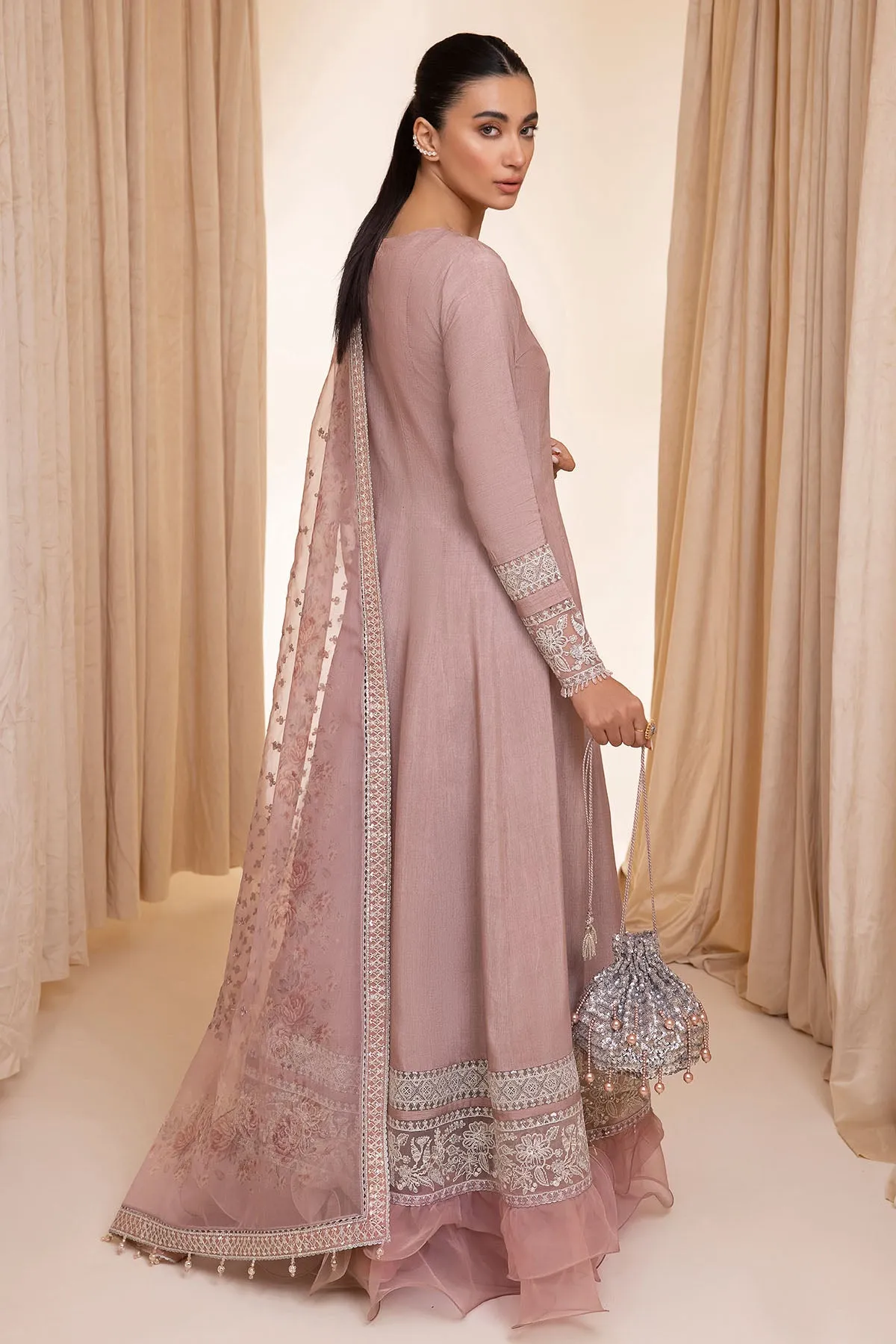 Embroidered Raw Silk RTW-1017