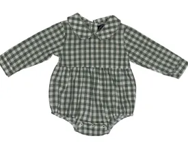 Emma Jean Kids Dylan Sage Gingham Bubble