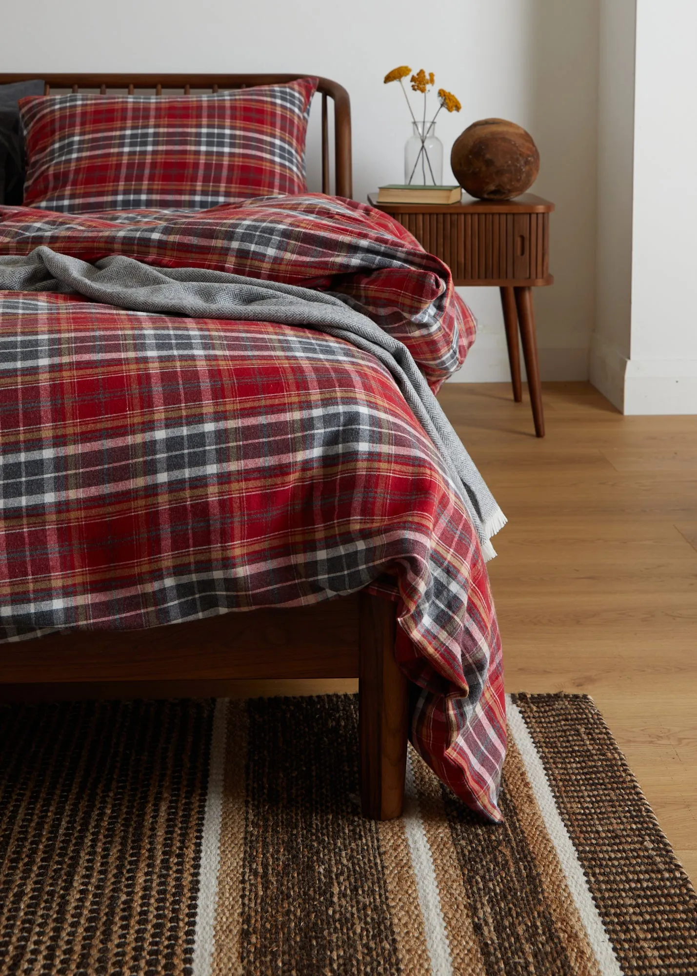 Foxford Tartan Flannel Oxford Pillowcase