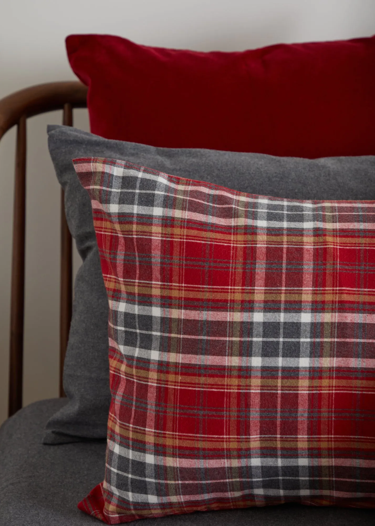 Foxford Tartan Flannel Pillowcase Set