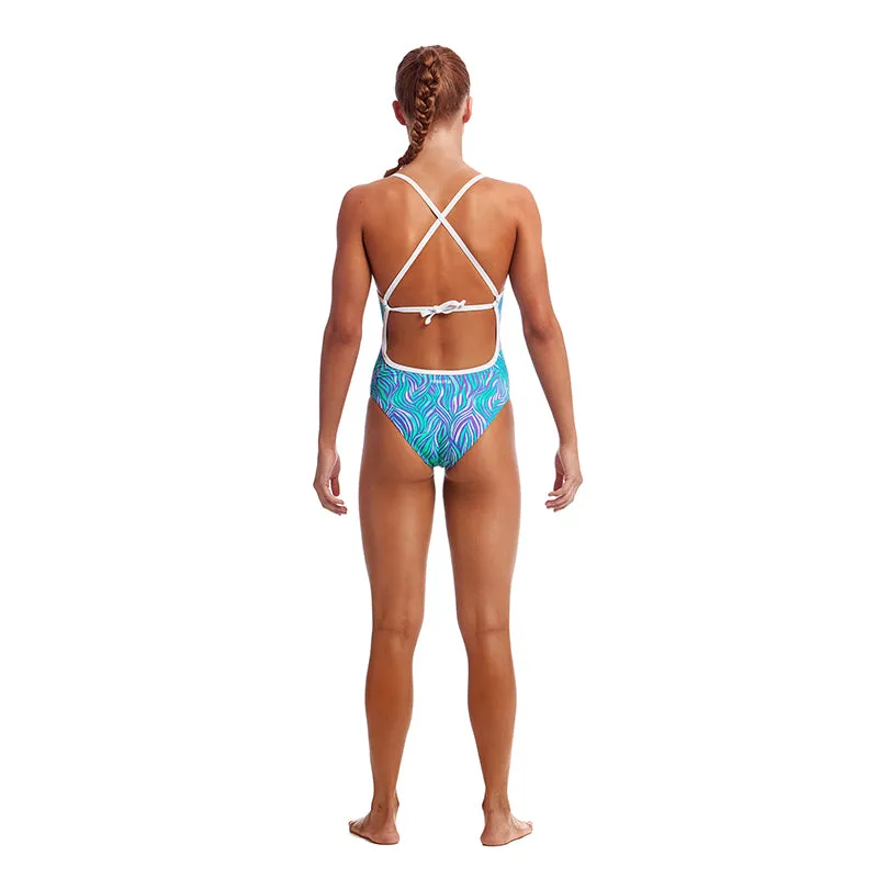 Funkita - Frozen Fire - Girls Tie Me Tight One Piece