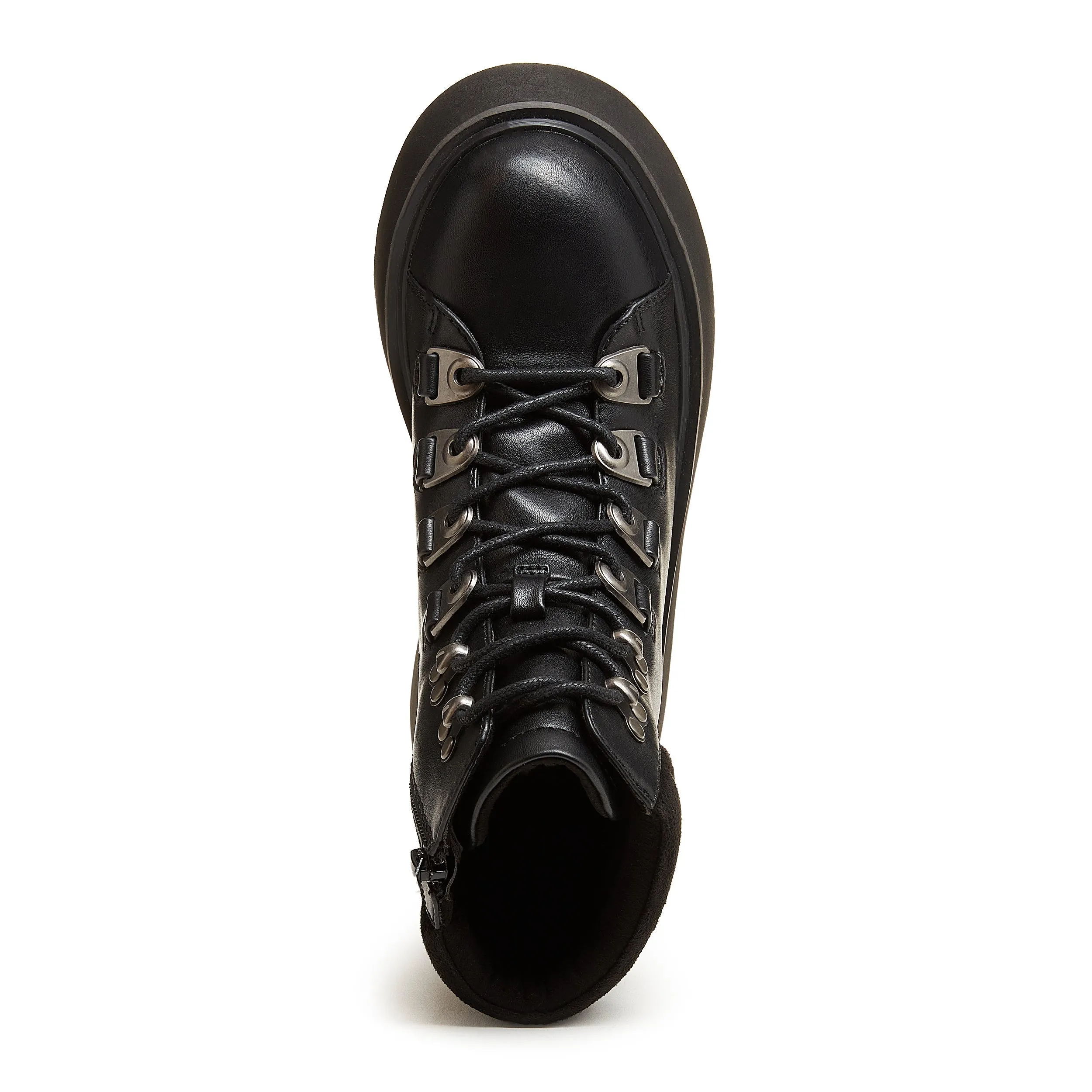 Handle Black Platform Hiker Boot