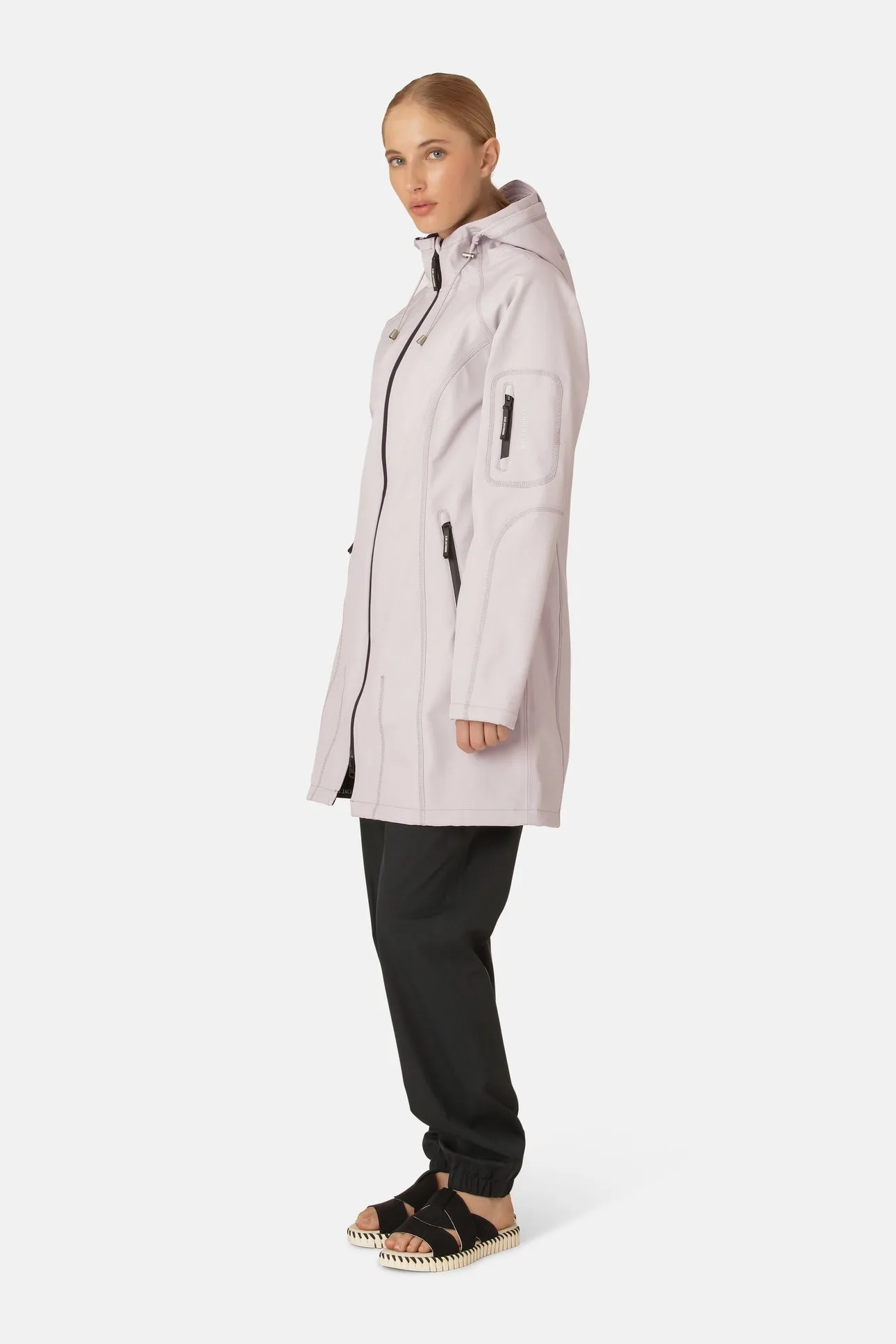 Ilse Jacobsen Rain 37 Raincoat in Concrete