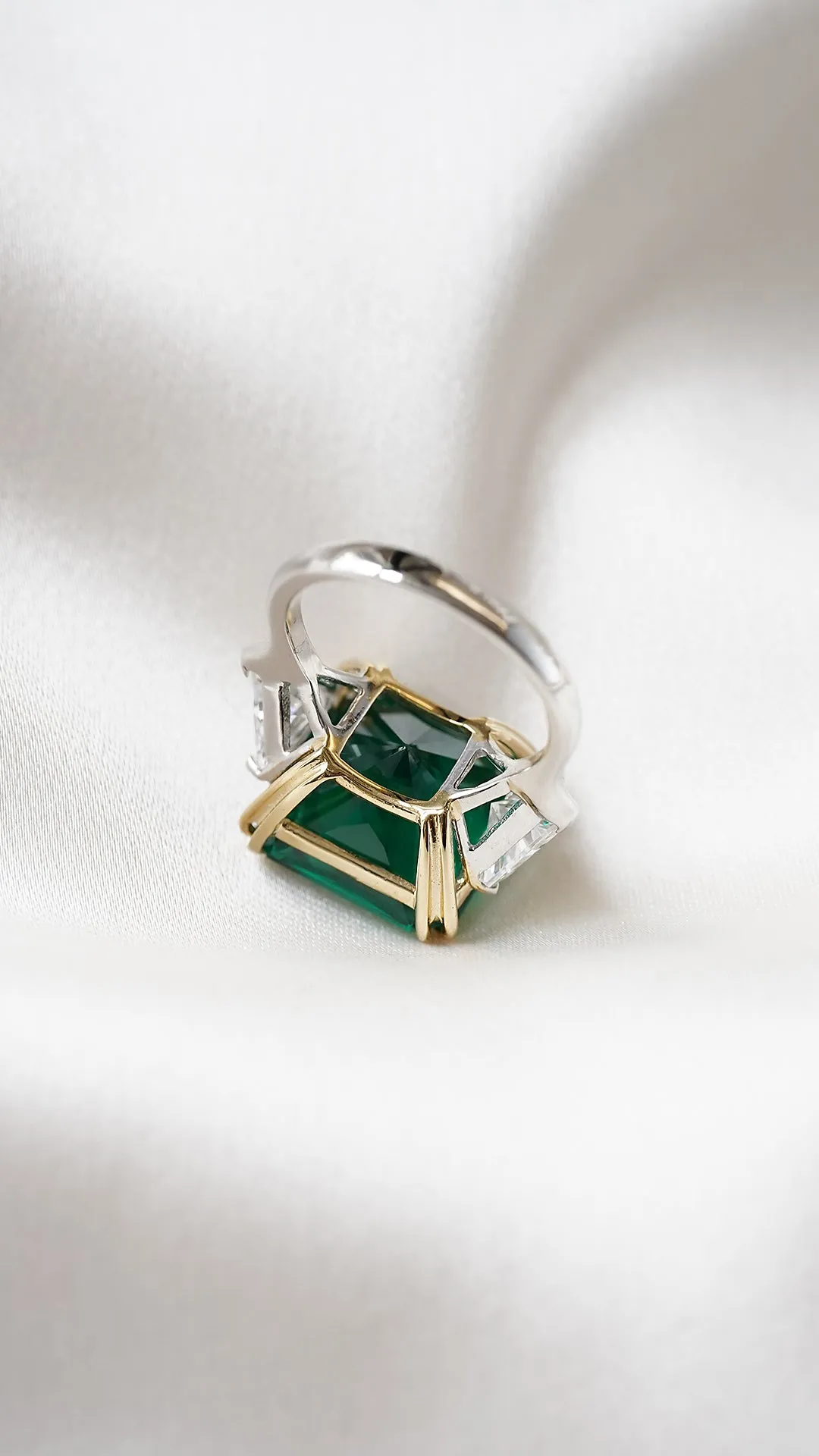 Jessica Emerald Princess Ring