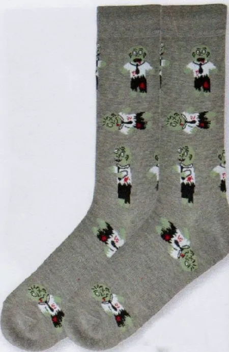 K Bell for Men All Over Zombies Novelty Sock