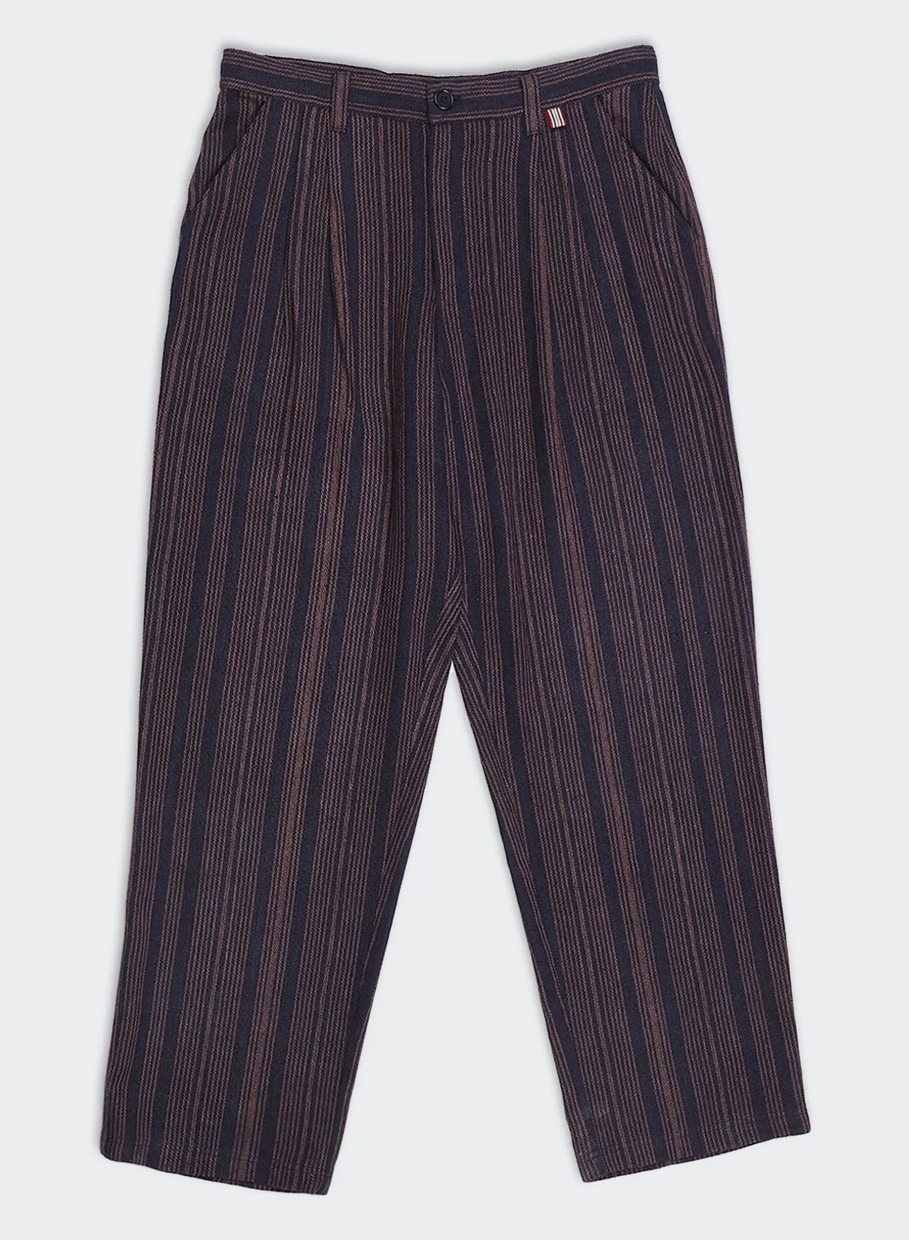 Kardo Antonio Navy Blue Silk Pant