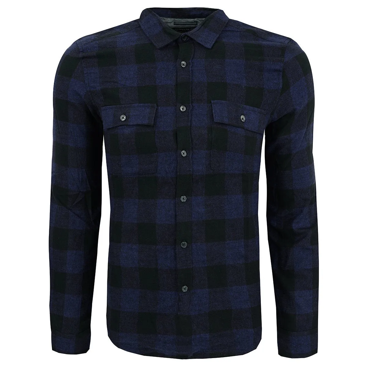 Kenneth Cole New York Men's Buffalo Check L/S Flannel Shirt