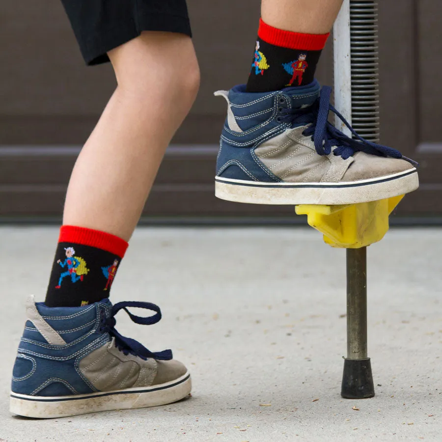 Kids' Superhero Socks