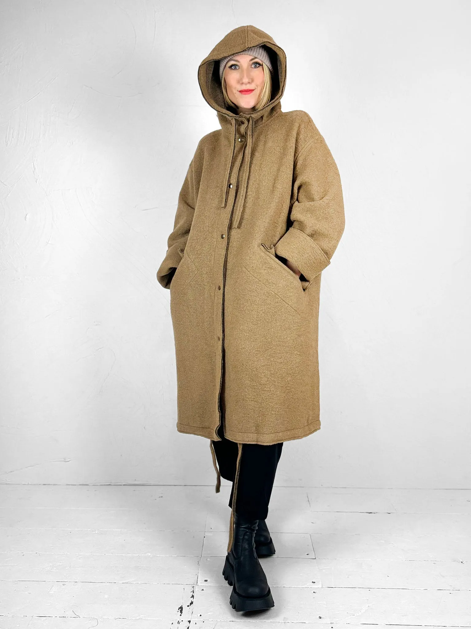 Liv Bergen Hooded Parka Coat - 2 Colours